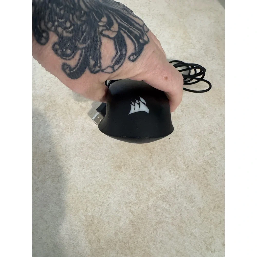 Corsair Harpoon RGB Wired Gaming Mouse‎ 6000 DPI Optical Sensor Black Tested